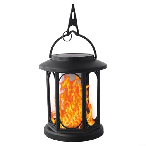 Feeshoppher Solars Lantern Outdoor Hanging Solar Lights Flickering Flame LED Vintage Lantern Solars Powered Flickering Flame Lanterns Waterproof Garden Light for Outdoor Patio Landscape Decoration Feeshoppher Solars Lantern Outdoor Hanging Solar Lights Flickering Flame LED Vintage Lantern Solars Powered Flickering Flame Lanterns Waterproof Garden Light for Outdoor Patio Landscape Decoration von Feeshoppher