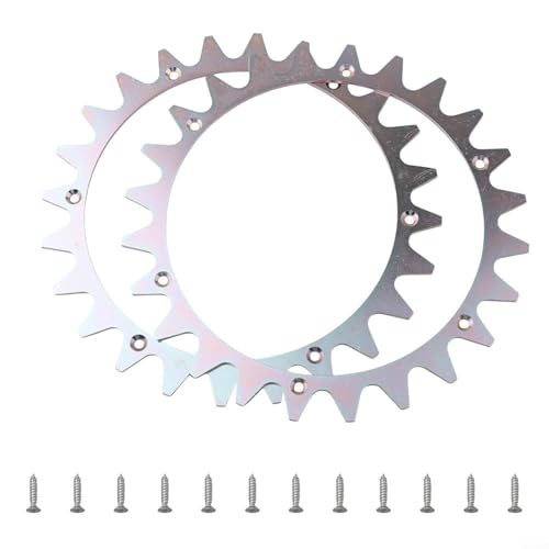 Feeshoppher Traktionsradspikes Metall Traktionsräder Spikes Set 225 mm Rasenmäher Traktionsräder Anti-Rutsch-Spikes Ersatzteile für L-Typ Mähroboter mit Installationsschrauben Feeshoppher Traktionsradspikes Metall Traktionsräder Spikes Set 225 mm Rasenmäher Traktionsräder Anti-Rutsch-Spikes Ersatzteile für L-Typ Mähroboter mit Installationsschrauben von Feeshoppher