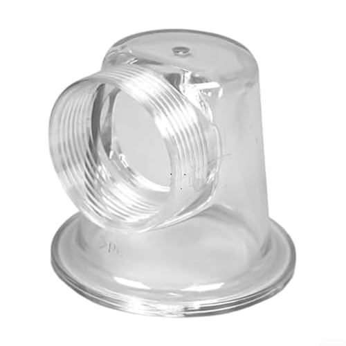 Feeshoppher Umwälzpumpeneinsätze Teile Pools Pumpe transparenter Einsatz Vorfilterdeckel kompatibel mit SPS 50 SPS 75 SPS 100 SPS 100-1 Umwälzpumpe Ersatzteil 80 mm Höhe (1 Stück) von Feeshoppher