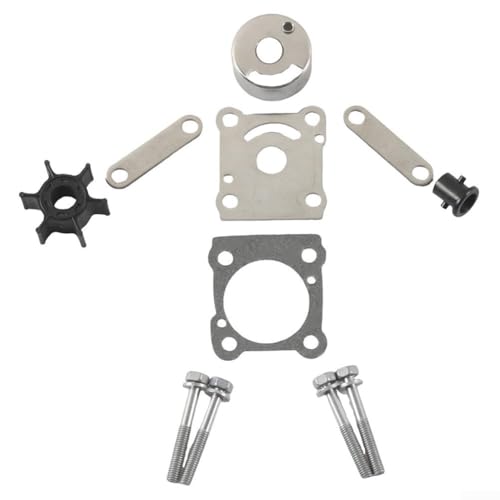 Feeshoppher Wasserpumpenlaufrad-Reparatursatz 6G1-W0078-A1 6N0-W0078-A0 Schiffsmotor-Teile für Yamaha 6HP 8HP 2-Takt-Außenbordmotoren 1984-2009 von Feeshoppher