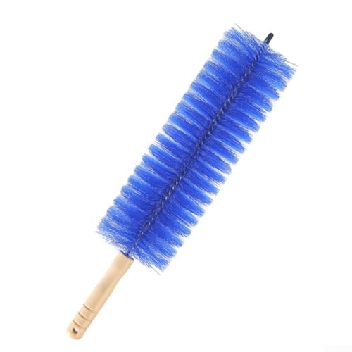 Flexible Fächerbürste für den Haushalt mit biegbarem Kopf zur Staubentfernung, entworfen für Sofas, Jalousien, Lüftungsschlitze und andere schwer erreichbare Stellen (42 cm blau) von Feeshoppher