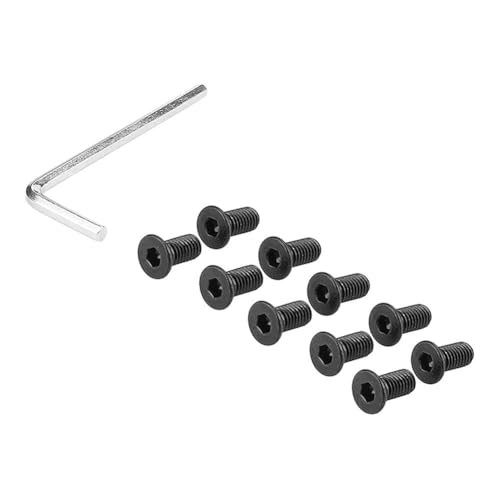 Für Ninebot ES1, ES1E, ES4 Scooter Schrauben Set mit Schraubenschlüssel Edelstahlschrauben für Stirnmast Montage und Ersatz (10PCS) von Feeshoppher