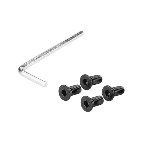 Für Ninebot ES1, ES1E, ES4 Scooter Schraubenset mit Schraubenschlüssel Edelstahlschrauben für Stirnmast Montage und Ersatz (4PCS) von Feeshoppher