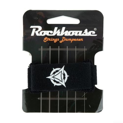 Griffbrett-Dämpfer für akustische E-Gitarre und Bass mit verstellbarem, elastischem Baumwollmaterial zur Minimierung des Saitenbrummens (E) von Feeshoppher
