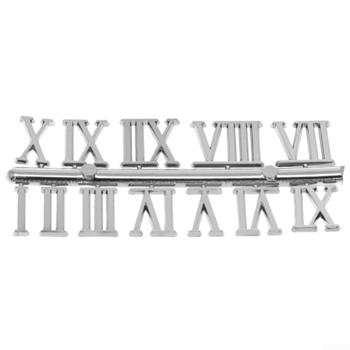 Home Decor Create Unique Timepieces with Our DIY Wall Clock Number Kits (Sliver Roman Numeral) von Feeshoppher