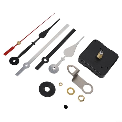Innovatives 12-teiliges Wanduhr-Reparatur-Set mit zuverlässigem Quarz-Uhrwerk und verlängerten Zeigerlängen von Feeshoppher