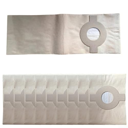 Kärcher kompatible Staubsaugerbeutel für Modelle FP 202 FP 303 FP 306 Plus, Papier Nass- und Trockenbeutel, erhältlich in Packungen von 4, 10, 20 für zuverlässige Staubsammlung (10 Stück) von Feeshoppher