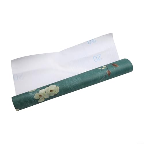 Kreative 3D-Blumenwanddekorationen für eine warme Atmosphäre in jedem Mädchenzimmer (53 cm x 3 m, 8804-grün) von Feeshoppher