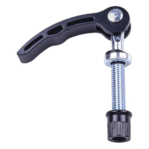 Leichte M6 x 45 mm Fahrrad-Sattelstützenklemme mit Schnellspannfunktion für einfache Anpassung (m8 x 65 mm, schwarz) von Feeshoppher