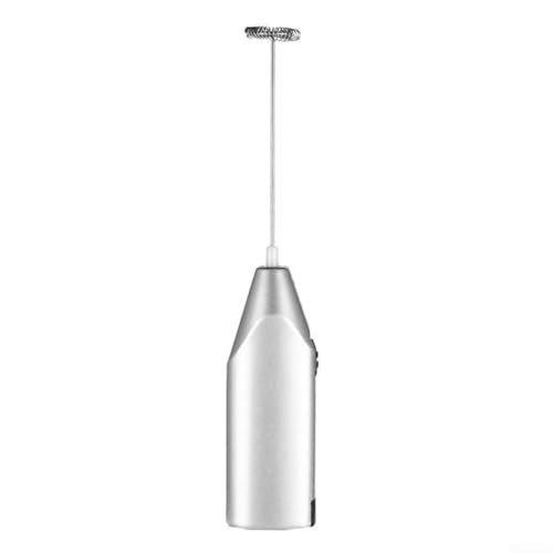 Leichter Mini-Schneebesen, Batterie-Version für einfaches Mischen von Eiern und Milch überall (Silber) von Feeshoppher