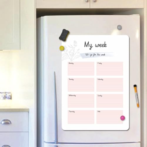 Magnetischer Kalender-Aufkleber für Kühlschrank, halten Sie wichtige Termine im Auge (CT008) von Feeshoppher