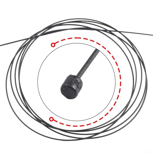 Mountainbike-Innenkerndraht, PTFE-Material für variable Getriebe, 2100 mm und 1700 mm Länge (Mountain-Bremse 1700 mm) von Feeshoppher