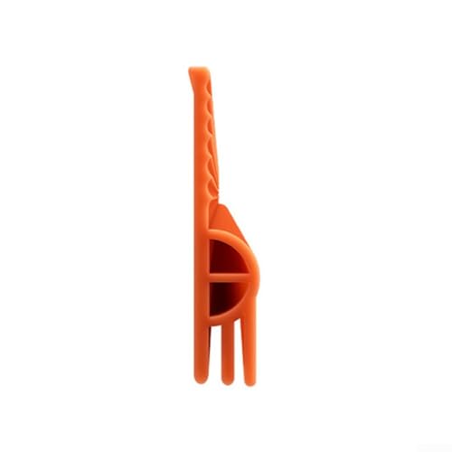 Multifunktionaler Türbodendichtungsstreifen, effektive Isolierung und Geräuschunterdrückung für Schiebetüren (Orange) von Feeshoppher