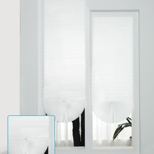 Platzsparende Verdunkelungsrollos mit einfachen Installationsmethoden, perfekt geeignet für Badezimmer oder Wohnbereich (90 x 150 cm) von Feeshoppher