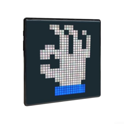 Programmierbarer Pixel-Kunst-LED-Display, digitaler Bilderrahmen, 32 x 32 cm, mit anpassbaren Animationen, DIY-Pixel-Bildschirm und digitaler Uhr-Funktion für Heimdekoration, Spielzimmer, Büro Programmierbarer Pixel-Kunst-LED-Display, digitaler Bilderrahmen, 32 x 32 cm, mit anpassbaren Animationen, DIY-Pixel-Bildschirm und digitaler Uhr-Funktion für Heimdekoration, Spielzimmer, Büro von Feeshoppher