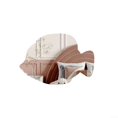 Rahmenloser dekorativer Spiegel mit unregelmäßigem Design, eine perfekte Ergänzung für Schlafzimmer und Wohnzimmer (29 x 20 cm) von Feeshoppher