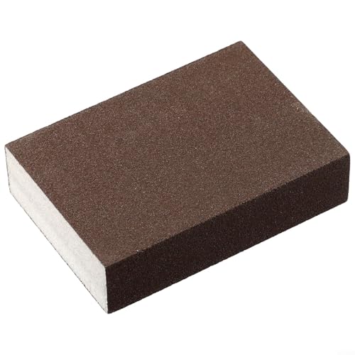 Schleifschwammblock mit 7 Körnungen 60320 für Wandschleifen, geeignet für Nass- und Trockenanwendung, ideal für Holz, Metall, Kunststoffreinigung und Polieren (100#) von Feeshoppher