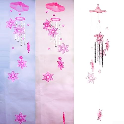 Schönes Windspiel mit Metallrohren, zum Aufhängen in Ihrem Garten oder Zuhause für einen Hauch von Eleganz (Nr. 2) von Feeshoppher