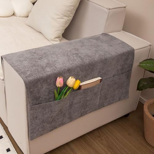 Schützende Polyester-Handlauf-Abdeckungen für verbesserte Wohnzimmer-Dekoration (dunkelgrau) von Feeshoppher