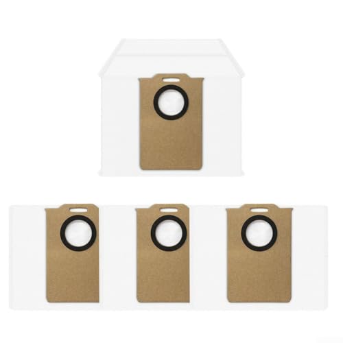 Staubsauger-Ersatzbeutel, kompatibel mit Liectroux M70 Pro, Lubluelu L15 Plu, Lite mit 3 5 l Fassungsvermögen und schmelzgeblasener Feinstaubfilterschicht (4 Stück) von Feeshoppher