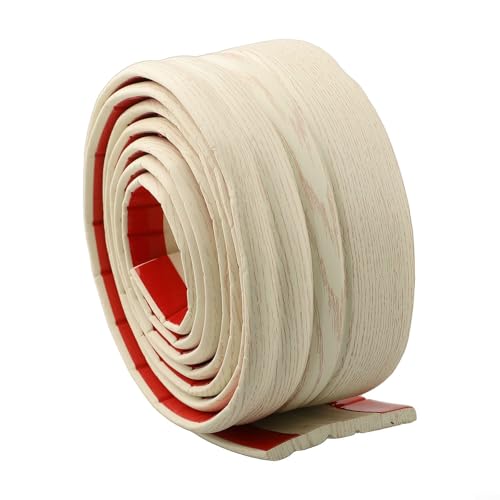 Stilvolle Schutzleiste 3 Meter Sockelleiste Schaumstoff für moderne Innenräume (Weißeiche) von Feeshoppher