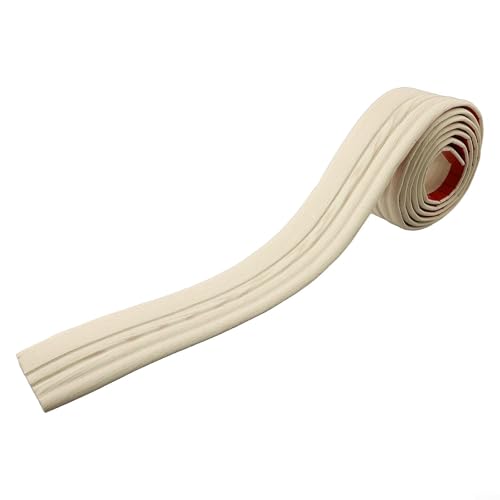 Stilvoller Schutz-Wandbordüre, 3 Meter Sockelleisten aus Schaumstoff für moderne Innenräume (graue Holzmaserung) von Feeshoppher