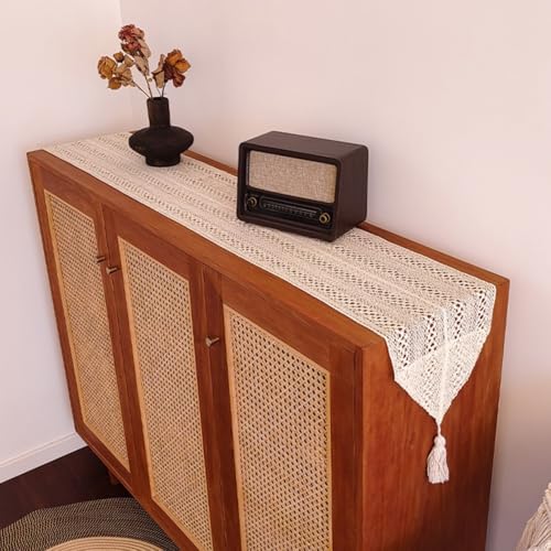 Stilvoller Vintage-Tischläufer aus Baumwolle, verleiht jedem Essen oder Kaffee in Ihrem Zuhause eine einzigartige Note (H) von Feeshoppher