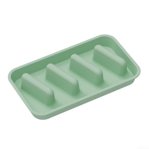 Taco-Tablett, geräumiger Silikon-Taco-Halter mit 3 Fächern, für die Befriedigung Ihrer Taco-Bedürfnisse auf Partys (grün) von Feeshoppher