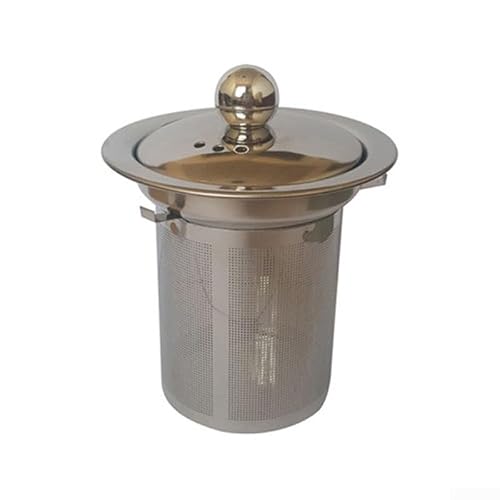 Teesieb aus Edelstahl für effiziente Blatt- und Gewürzfiltration in Teekannen (L-83 mm) von Feeshoppher