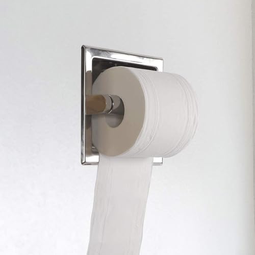 Toilettenpapierrollenhalter Einsatz mit Federmechanismus für bequeme Nutzung von Feeshoppher