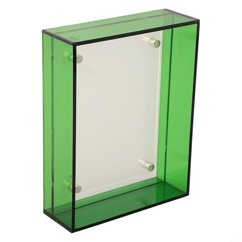 Transparenter Acryl-Präsentationsständer, moderner Rahmen für Bilder, Skizzen und mehr (grün) von Feeshoppher
