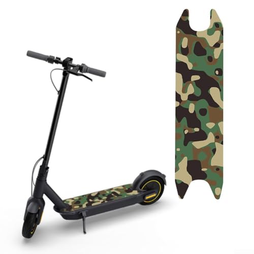 Verbessern Sie Ihren für Ninebot MAX G30 mit einem wasserdichten Schleifpapieraufkleber für Scooter-Pedale (Camouflage) von Feeshoppher
