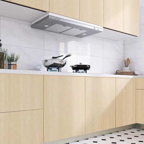 Verwandeln Sie Ihre Wände mit kreativen PVC-Holzmaserungs-Aufklebern, mühelose Installation (C) von Feeshoppher