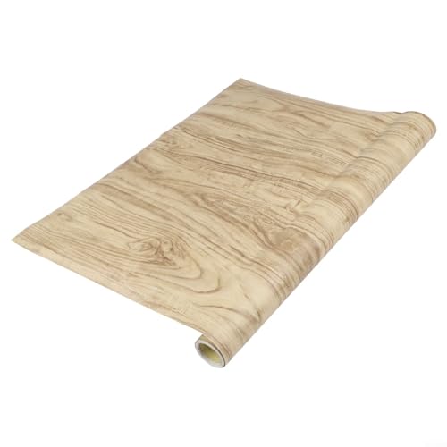 Verwandeln Sie Ihre Wände mit kreativen PVC-Holzmaserungs-Aufklebern, mühelose Installation (F) von Feeshoppher