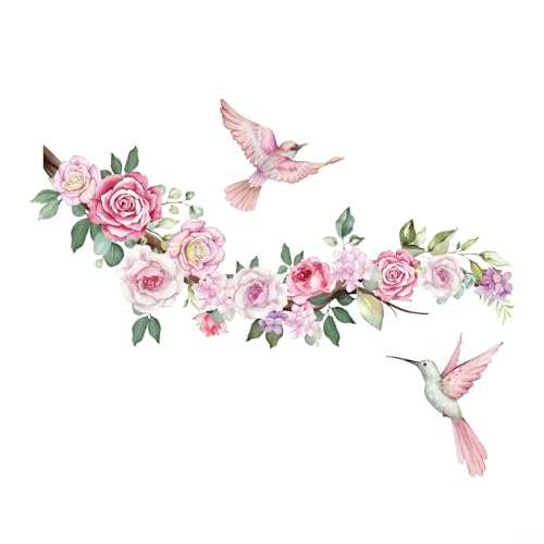 Wandaufkleber mit Schmetterlings- und Blumen-Motiv, aus PVC, für Kinderzimmer Wandaufkleber mit Schmetterlings- und Blumen-Motiv, aus PVC, für Kinderzimmer von Feeshoppher
