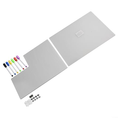 Wiederbeschreibbarer magnetischer Kalender für Kühlschrank Acryl Monats- und Wochenplaner für effiziente Aufgaben- und Mahlzeitenorganisation (A3+A4) von Feeshoppher