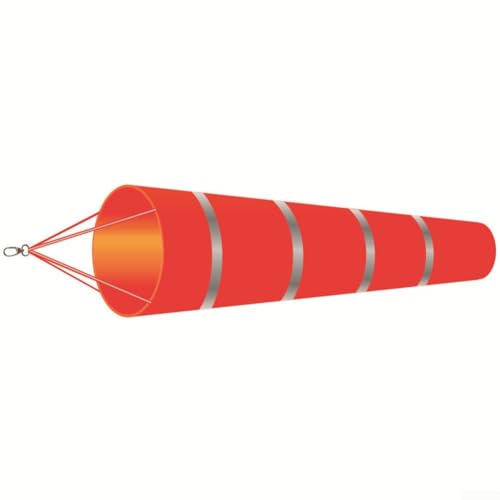 Windsack für Flughäfen, 150 cm, Windsack für hohe Sichtbarkeit, aus Ripstop-Polyester, inkl. Sockentasche Windsack für Flughäfen, 150 cm, Windsack für hohe Sichtbarkeit, aus Ripstop-Polyester, inkl. Sockentasche von Feeshoppher