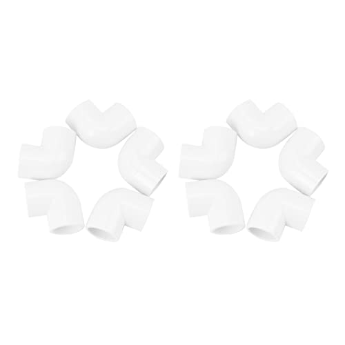 Feeuid 10 Stueck 20mm Durchmesser 90° Kruemmer PVC-Rohr-Fittings-Adapter-Verbindungsstueck Feeuid 10 Stueck 20mm Durchmesser 90° Kruemmer PVC-Rohr-Fittings-Adapter-Verbindungsstueck von Feeuid