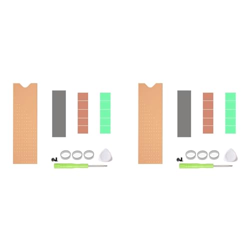 Feeuid 2 x 2 mm M.2 NVMe SSD-Kühlkörper für M2 2280 Kühlkörper aus Kupfer mit Wärmeleitpad SSD-Heizkörper für Laptop Feeuid 2 x 2 mm M.2 NVMe SSD-Kühlkörper für M2 2280 Kühlkörper aus Kupfer mit Wärmeleitpad SSD-Heizkörper für Laptop von Feeuid