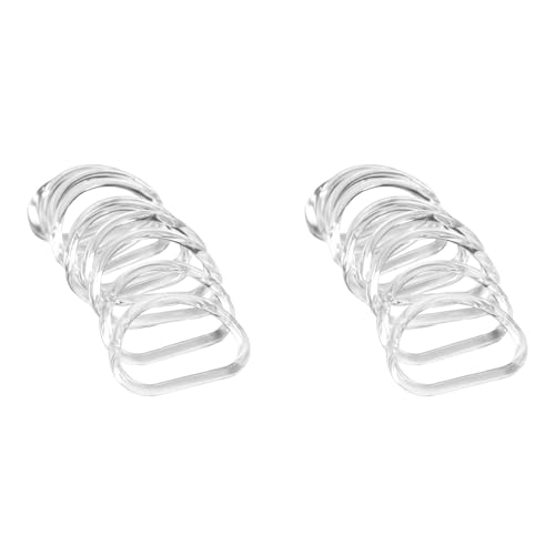 Feeuid 20 Stück transparente Beutel Ersatzgriff D Form Grifftasche für Griffe eine Hand Strandtasche Tasche Feeuid 20 Stück transparente Beutel Ersatzgriff D Form Grifftasche für Griffe eine Hand Strandtasche Tasche von Feeuid