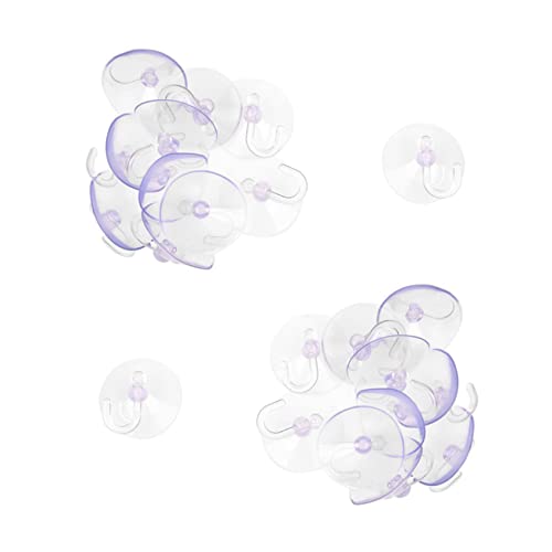 Feeuid 24 Stueck PVC Kunststoff Saugnapf Haken 40mm - Blau Feeuid 24 Stueck PVC Kunststoff Saugnapf Haken 40mm - Blau von Feeuid