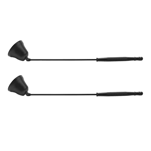 Feeuid 2X Kerzen Docht Daempfer Edelstahl Kerzenflamme Trimmer Glockenfoermige Oellampe Scheren Wachs Kerze Feuerloescher Schwarz Feeuid 2X Kerzen Docht Daempfer Edelstahl Kerzenflamme Trimmer Glockenfoermige Oellampe Scheren Wachs Kerze Feuerloescher Schwarz von Feeuid