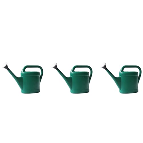 Feeuid 3 x Gießkanne für den Garten, Kapazität aus Kunststoff mit langer Düse, Gießkanne für Balkon, Gemüsepflanzung mit Blumen Feeuid 3 x Gießkanne für den Garten, Kapazität aus Kunststoff mit langer Düse, Gießkanne für Balkon, Gemüsepflanzung mit Blumen von Feeuid