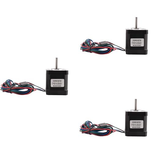 Feeuid 3 x Schrittmotor Nema 17 48 mm Motor Nema17 42Bygh 2A 4-Lead (17Hs19-2004S1) Motor 1M von Feeuid