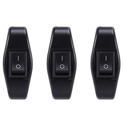 Feeuid 3 x Schwarz Schlafzimmer auf Button Off In Switch 6A / 250VAC 10A / 125VAC Feeuid 3 x Schwarz Schlafzimmer auf Button Off In Switch 6A / 250VAC 10A / 125VAC von Feeuid