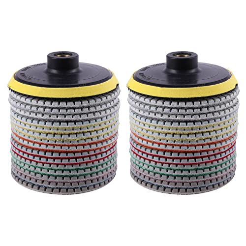 Feeuid 32 Stücke Diamant Polierscheiben Kit 4 100 mm Nass/Trocken von Feeuid