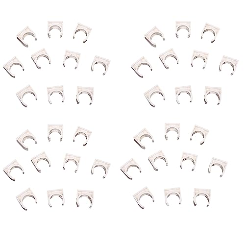 Feeuid 40 Stück Durchmesser 20 mm Durchmesser Versorgungsrohr aus PVC PVC Rohrschellen Clips Armaturen Feeuid 40 Stück Durchmesser 20 mm Durchmesser Versorgungsrohr aus PVC PVC Rohrschellen Clips Armaturen von Feeuid