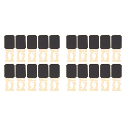 Feeuid 40x Mini Kreidetafeln mit Unterstuetzung Staffeleien Staender, Tischkarten Kleines Rechteck Kleine Hoelzerne Tafel Feeuid 40x Mini Kreidetafeln mit Unterstuetzung Staffeleien Staender, Tischkarten Kleines Rechteck Kleine Hoelzerne Tafel von Feeuid