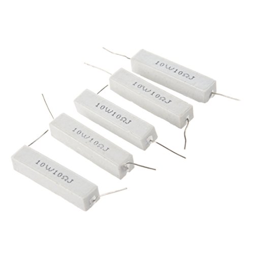 Feeuid 5 Stueck Keramik-Zement Leistungswiderstand 10W10Ω Feeuid 5 Stueck Keramik-Zement Leistungswiderstand 10W10Ω von Feeuid
