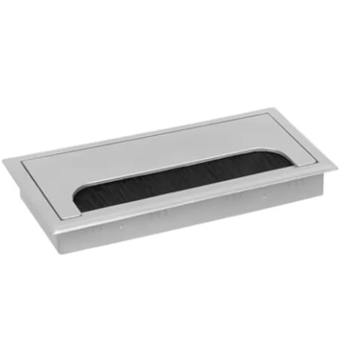 Feeuid 80 x 160 Büroschreibtisch Gewindebox Computer Tisch Drahtlochabdeckung für quadratisches Gewinde Abdeckplatte für 80 x 160 von Feeuid